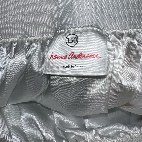 Hanna Andersson girls rainbow tulle pull on Skirt sz 150 US 12 sparkle waist - Picture 2 of 2